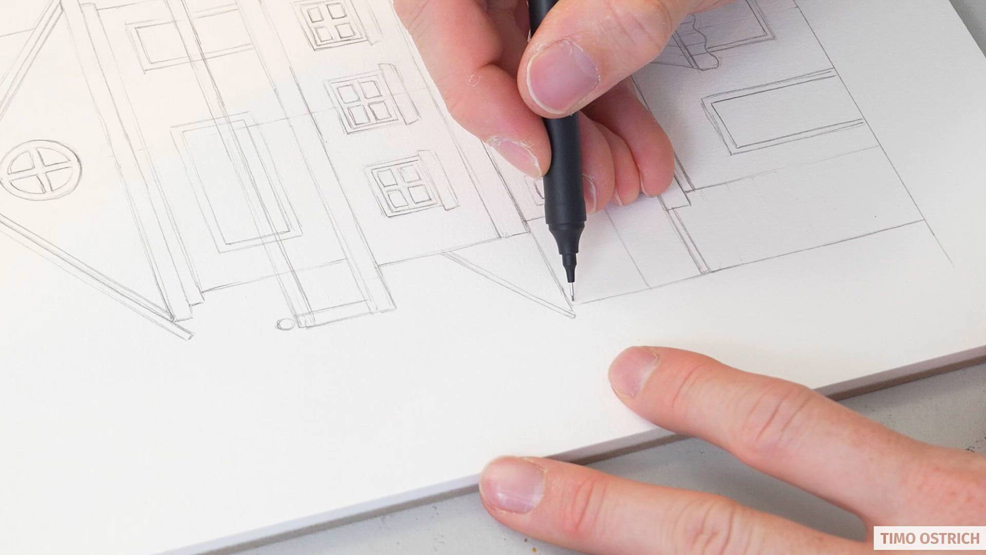 Feine Aufteilungen skizzieren Abbildung