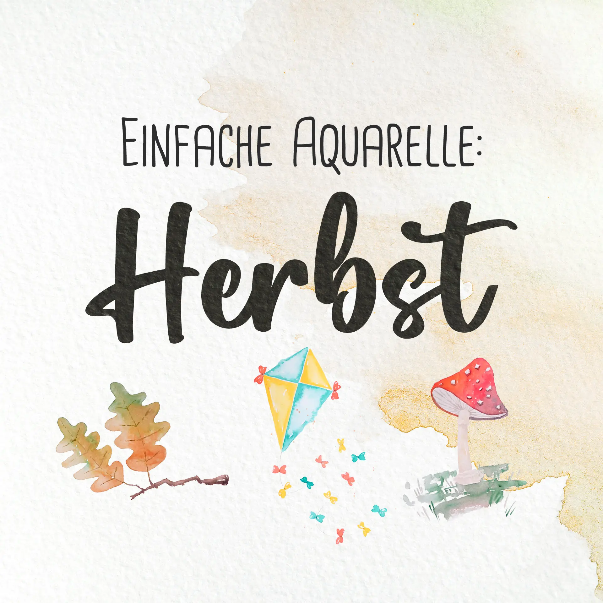 Einfache Aquarelle: Herbst Abbildung