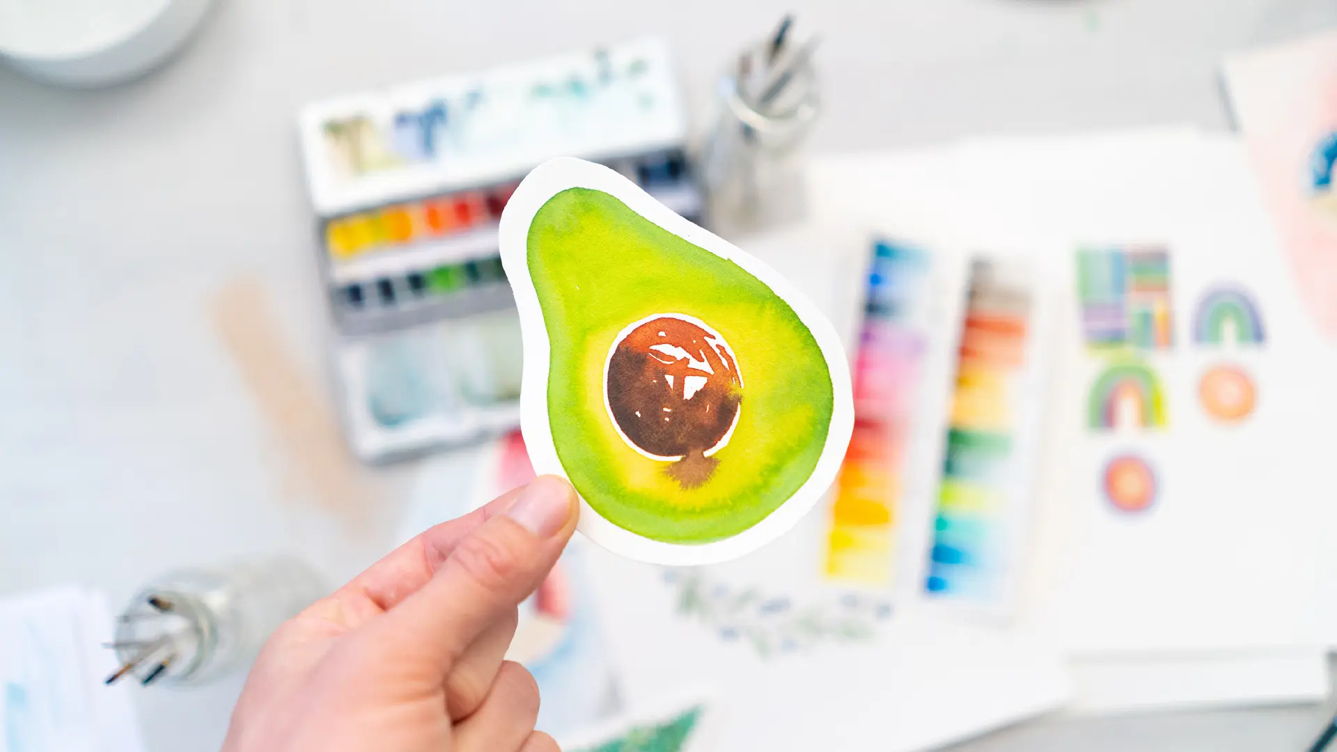 Schnelle Aquarelle Abbildung