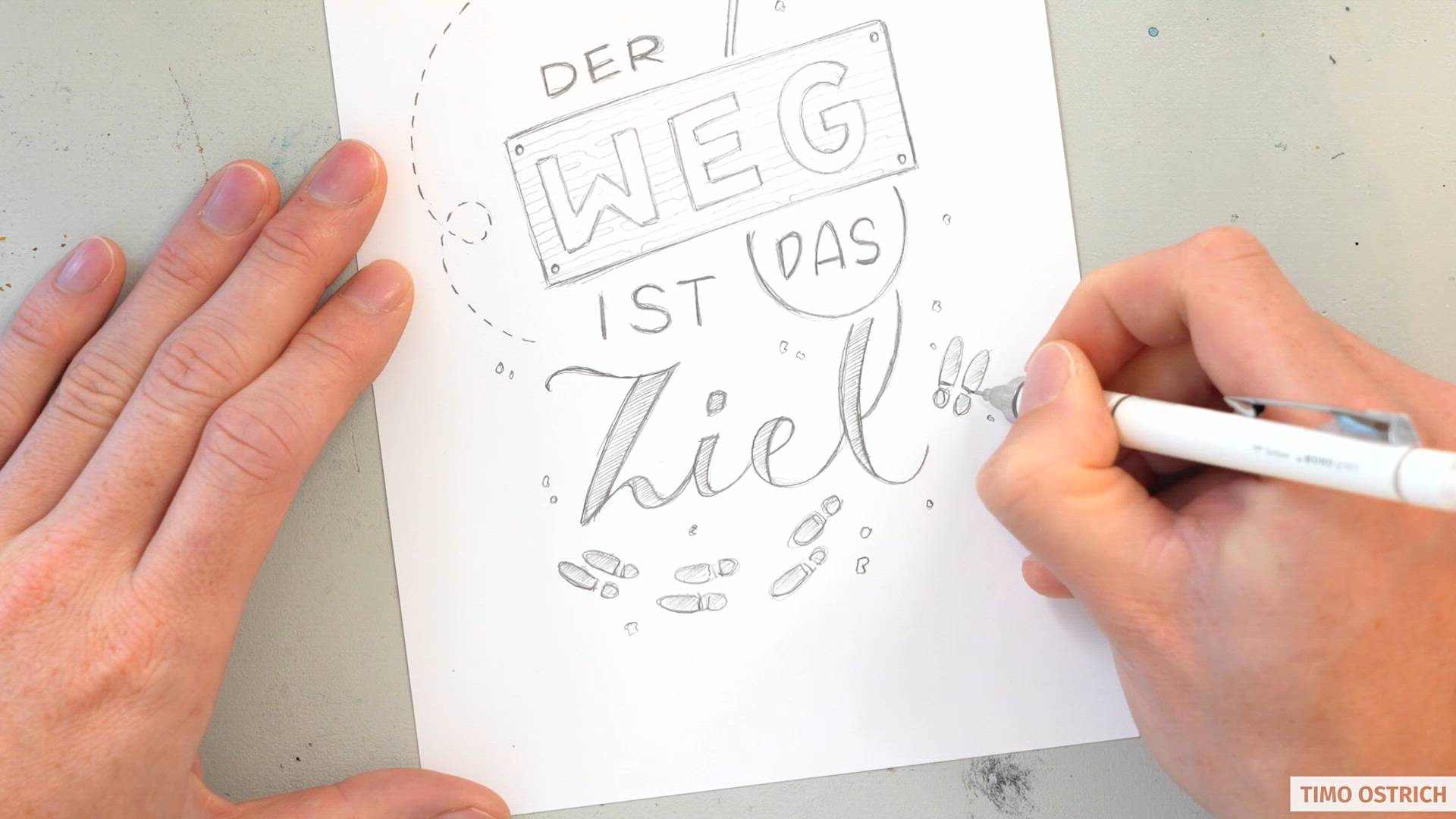 Der Weg ist das Ziel Abbildung