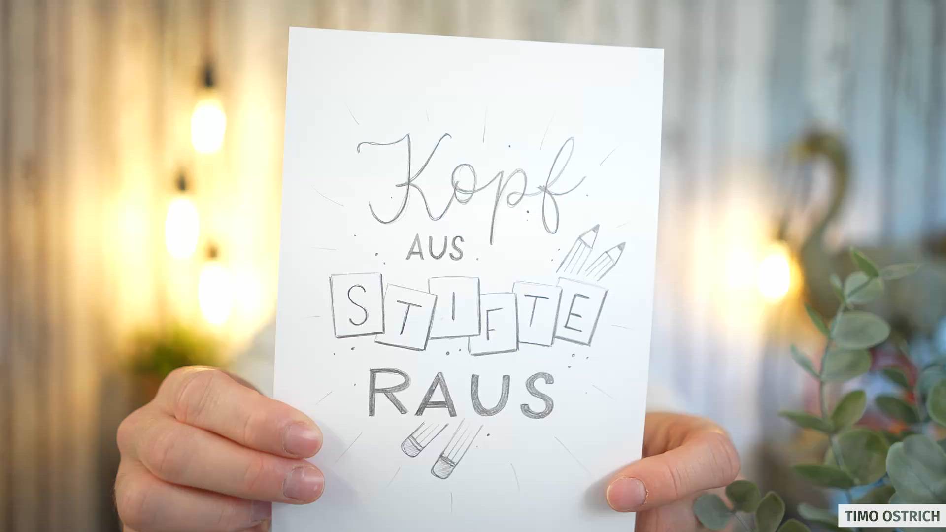 Kopf aus Stifte raus Abbildung