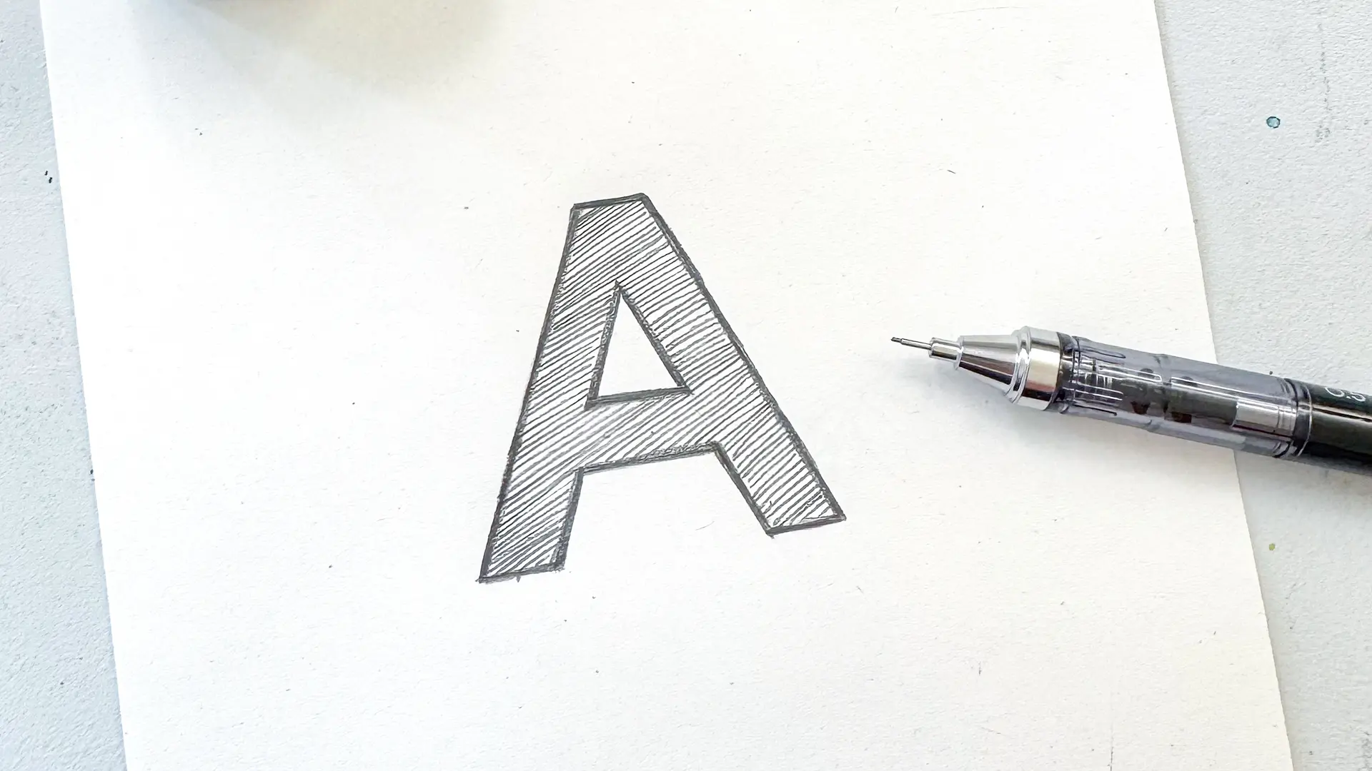 Buchstaben zeichnen Abbildung