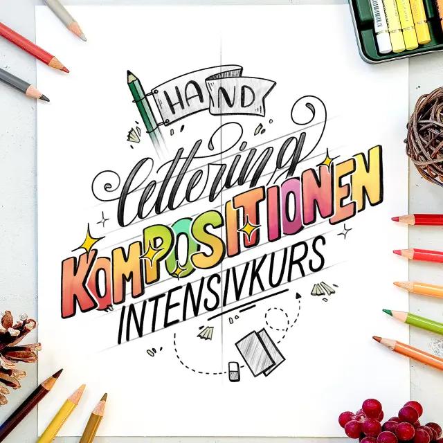 Handlettering-Kompositionen meistern
