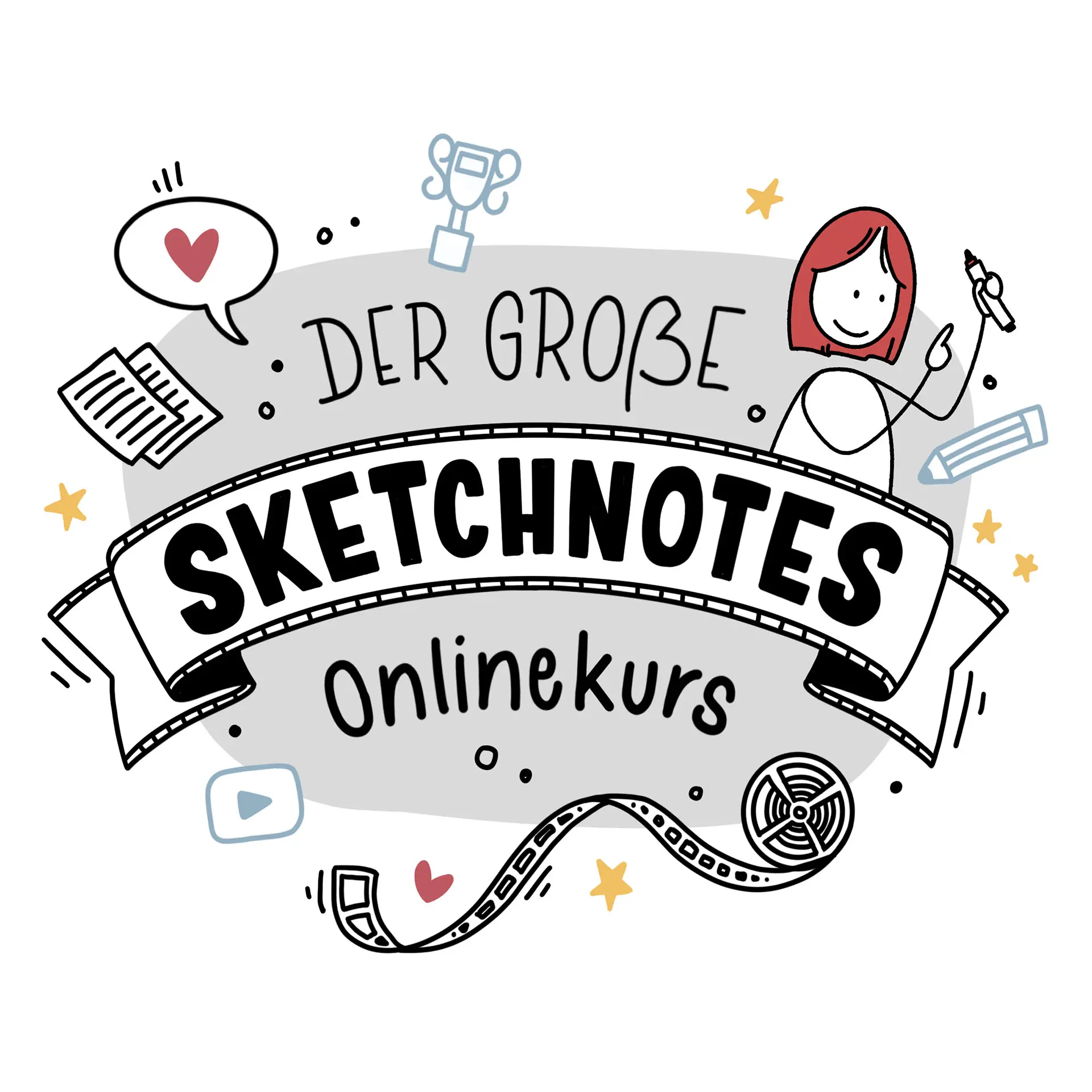 Großer Sketchnotes Onlinekurs Abbildung
